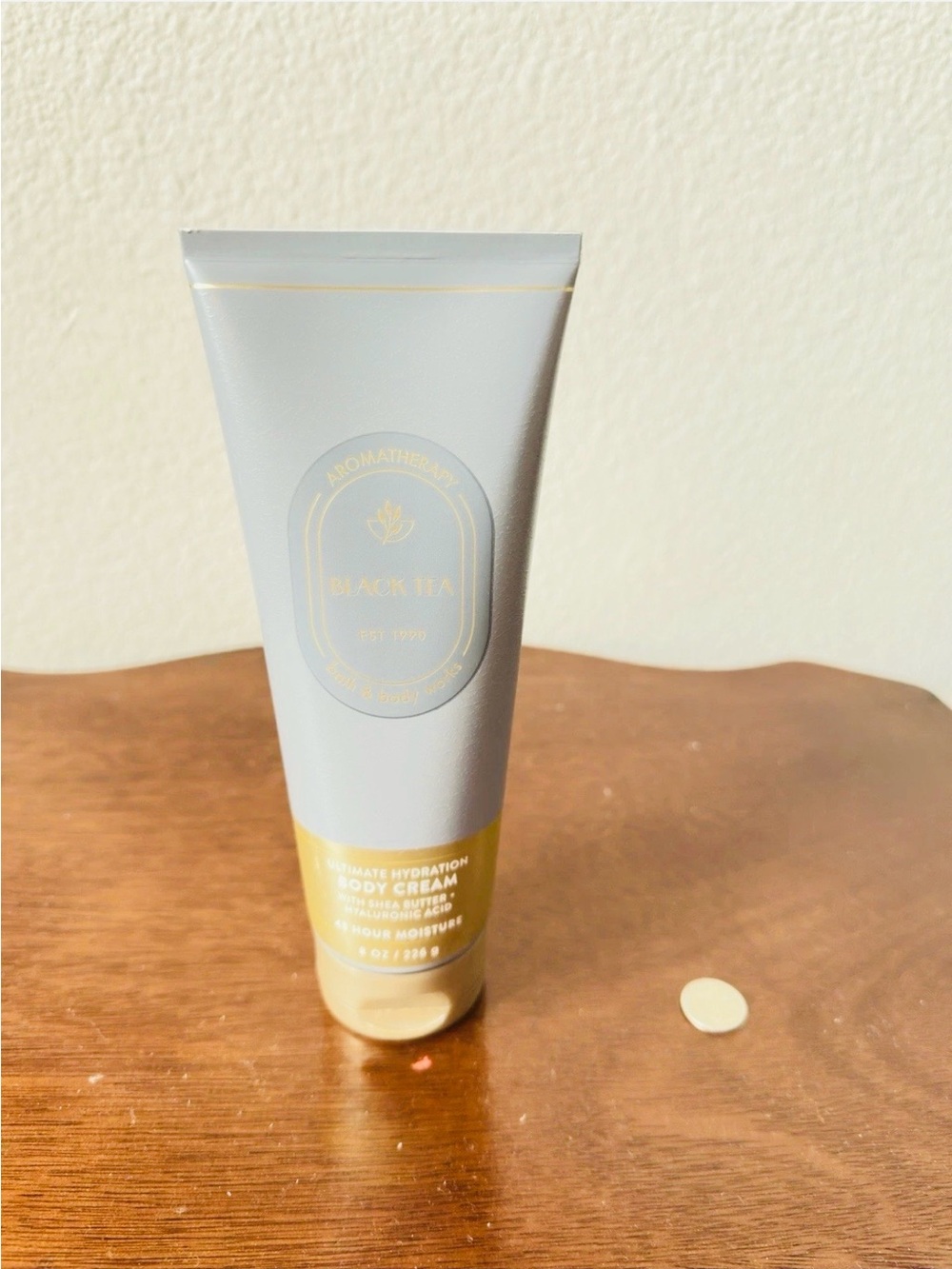 Bath & Body Works Gray & Gold Black Tea Body Cream